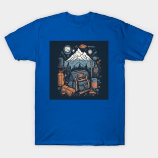 Backpacking Hiking Wanderlust T-Shirt